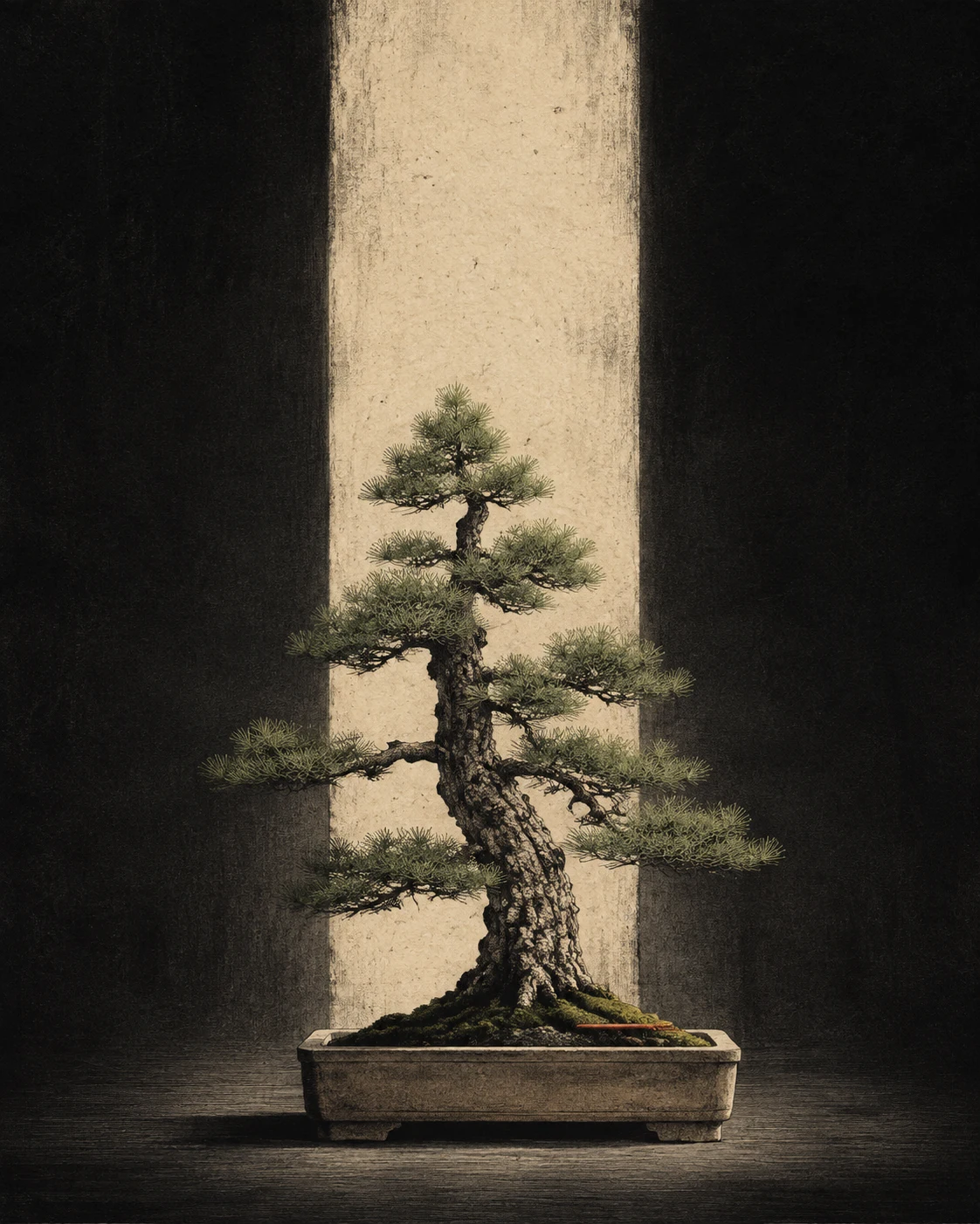 AI symbolic illustration: imagined tree composition, not an original work